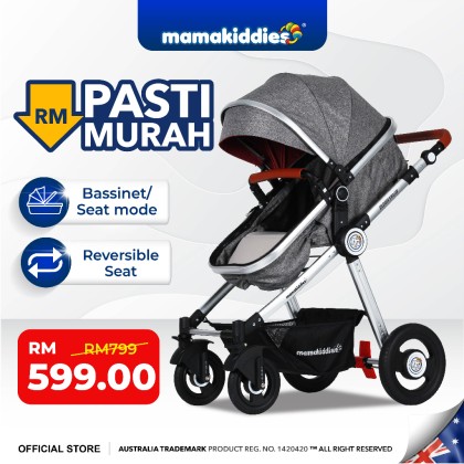 Mamakiddies Splendor Baby Stroller 2in1Reclining Stroller Baby