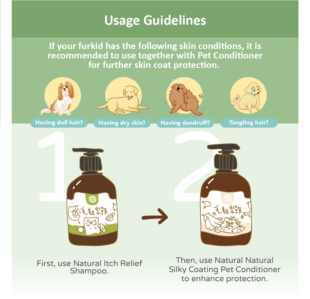 Natural Itch Relief Dog Shampoo 100% Safe Natural Pet Shampoo