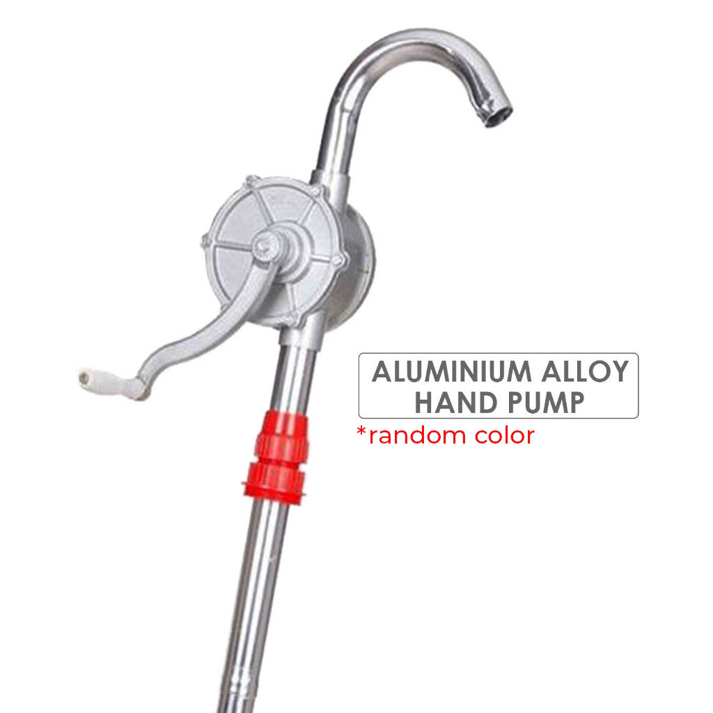 LH-4602B 44gal Aluminium Alloy Self Priming Rotary Oil Diesel Fuel Hand Pump Barrel Drum Tank Suctio