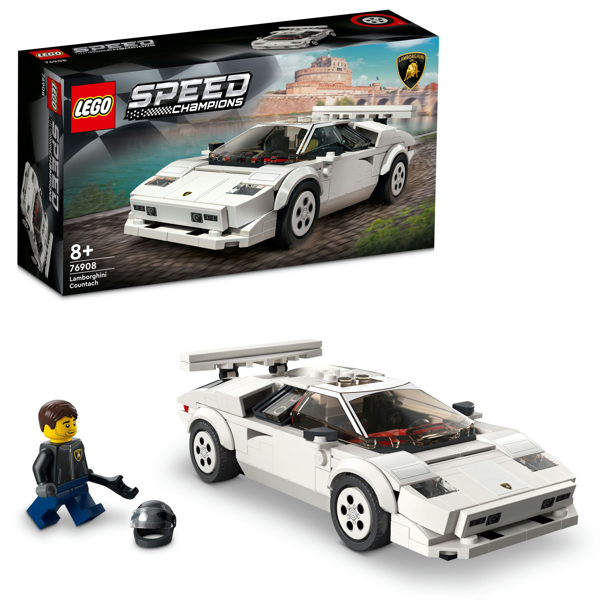 LEGO® Speed Champions Lamborghini Countach 76908 Toy Building Kit