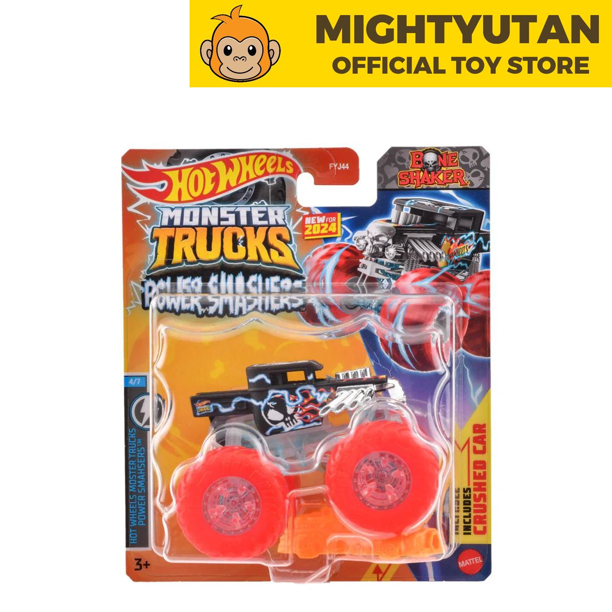 希少Hot Wheels Bone Shaker モントラまとめ売 Hot Wheels Monster Trucks 2024 Bone Shaker - Power Smashers