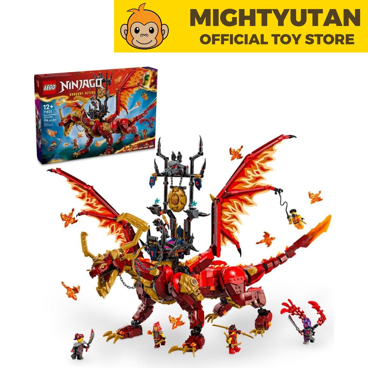 LEGO® NINJAGO® Source Dragon of Motion Adventure Toy, Ninja