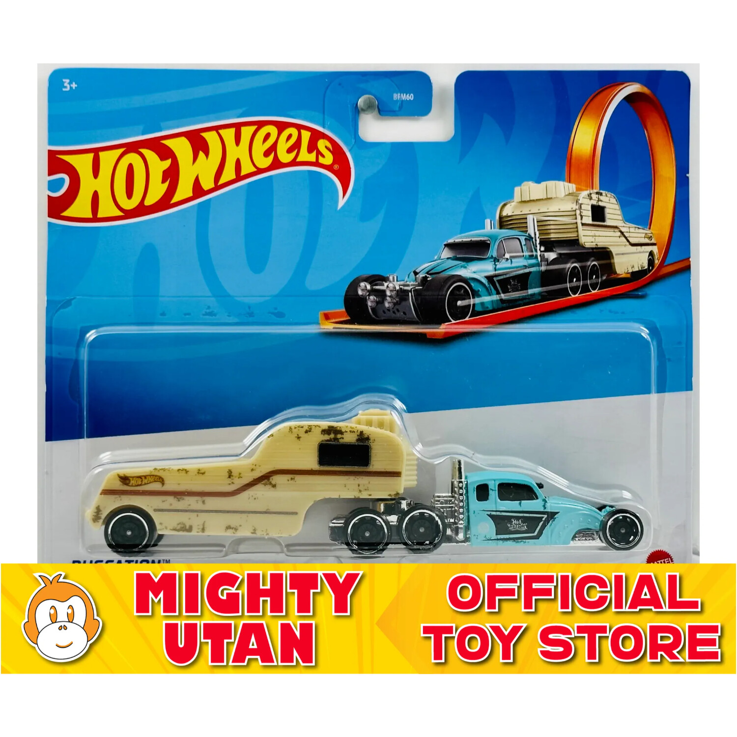 Hot Wheels Track Stars Bugcation - White | Mighty Utan Malaysia