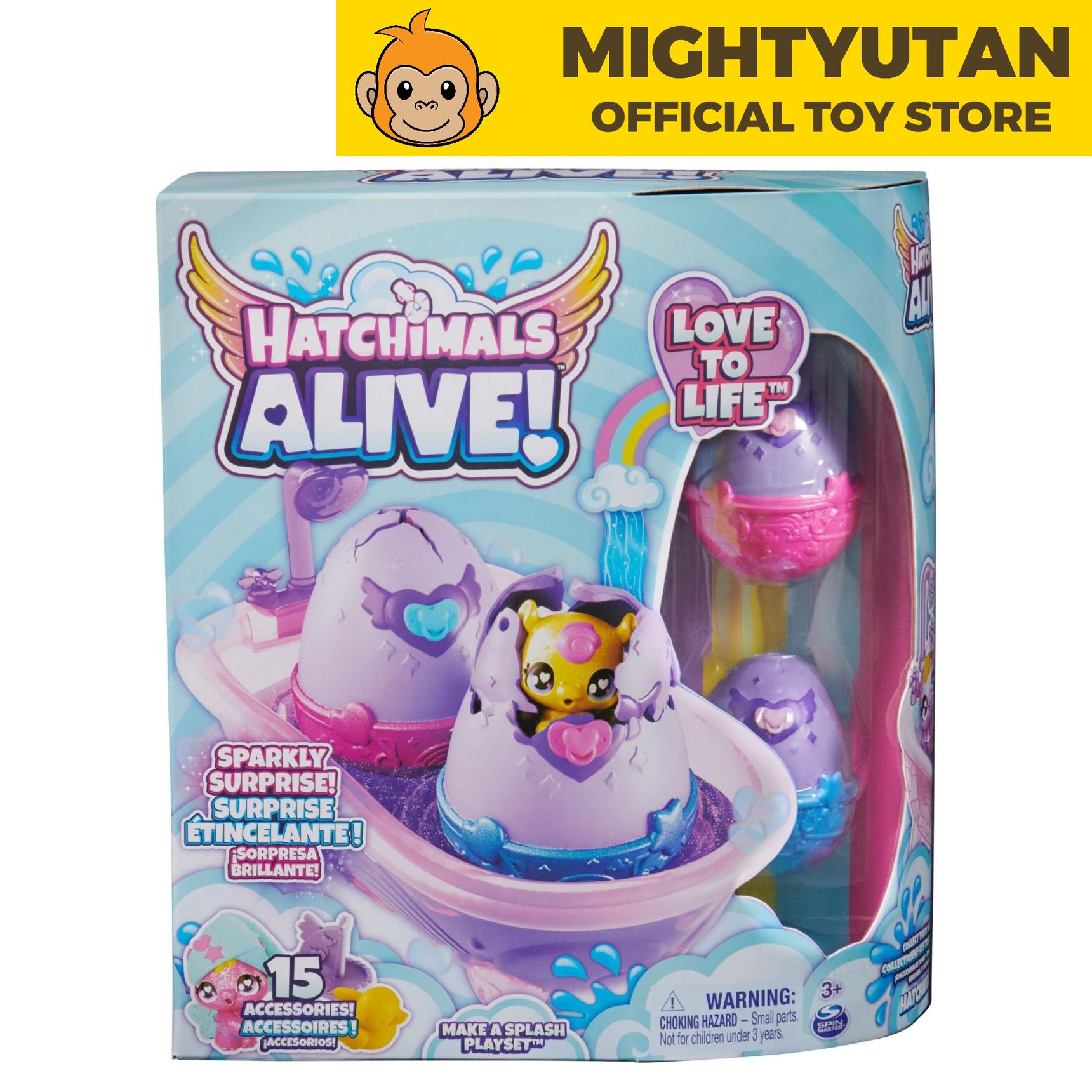 Hatchimals Alive Make A Splash Playset Mighty Utan Official Toy