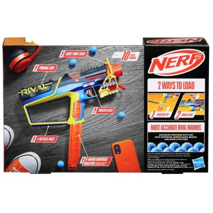 Nerf Rival Mirage XXIV-800 Blaster, 10 Nerf Rival Accu-Rounds, 8