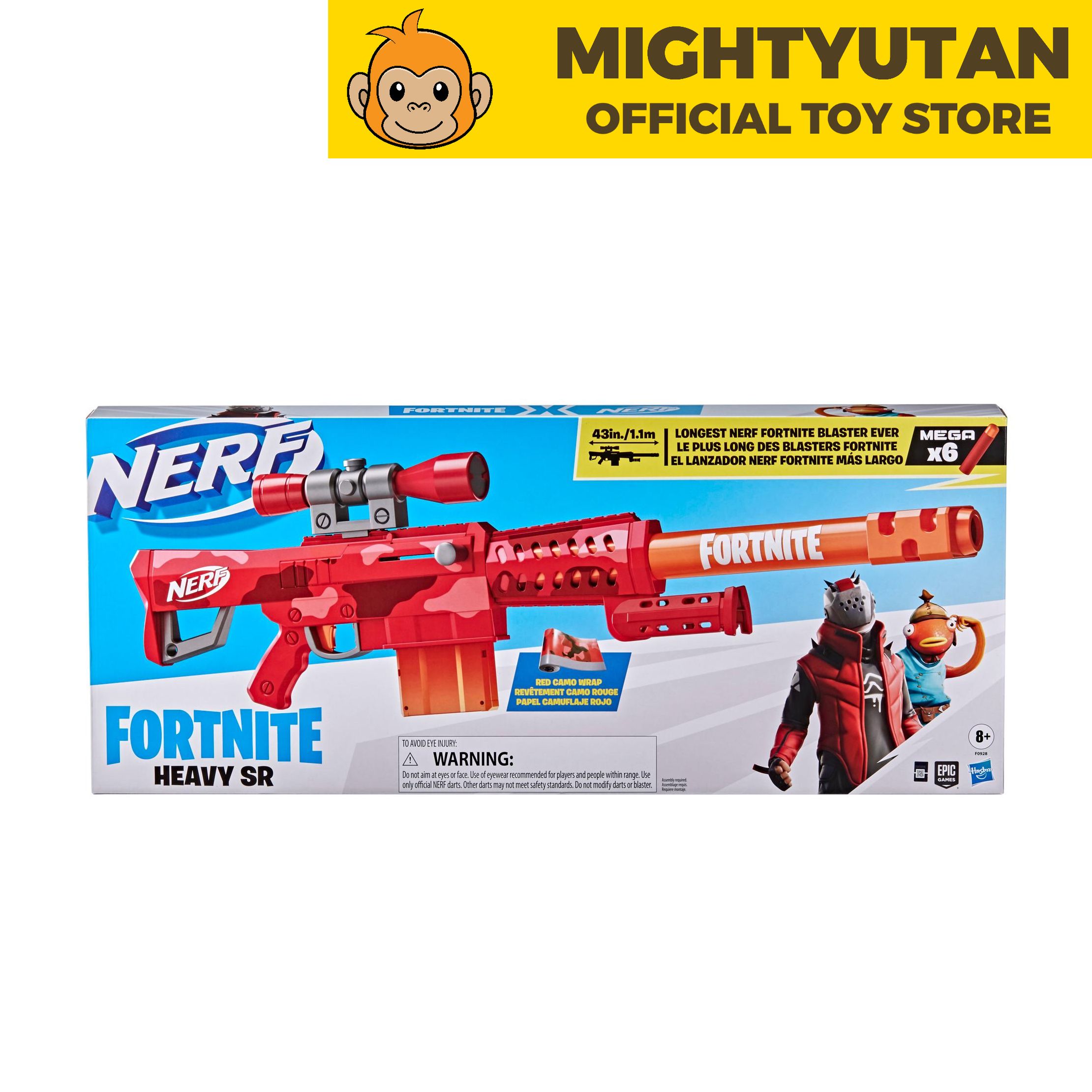 NERF Fortnite Heavy SR Blaster, Longest NERF Fortnite Blaster Ever