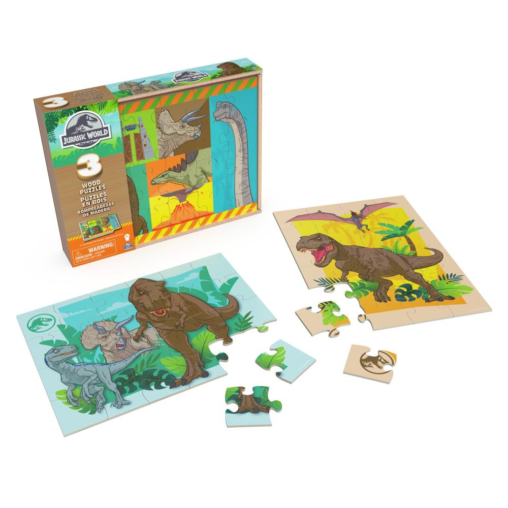 Cardinal Games Jurassic World 24pcs Wood Puzzles Mighty Utan