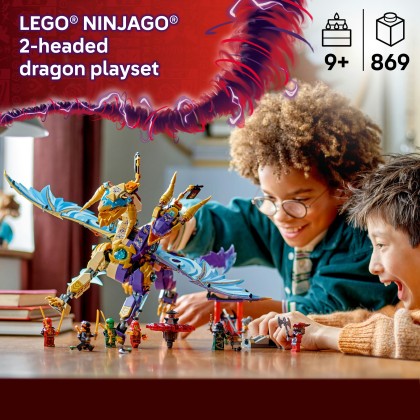 LEGO® NINJAGO® Arc Dragon of Focus Ninja Toy Set, Battle Playset