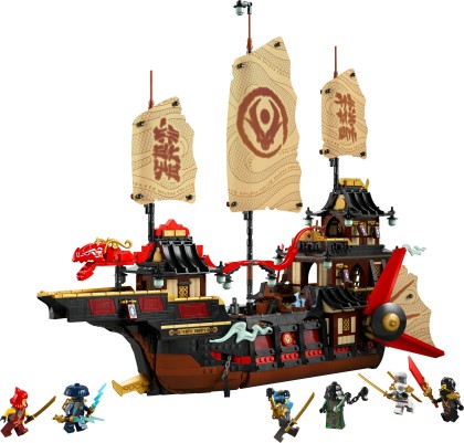 LEGO® NINJAGO® The Temple Bounty Ship Toy Building Kit with 6 ...