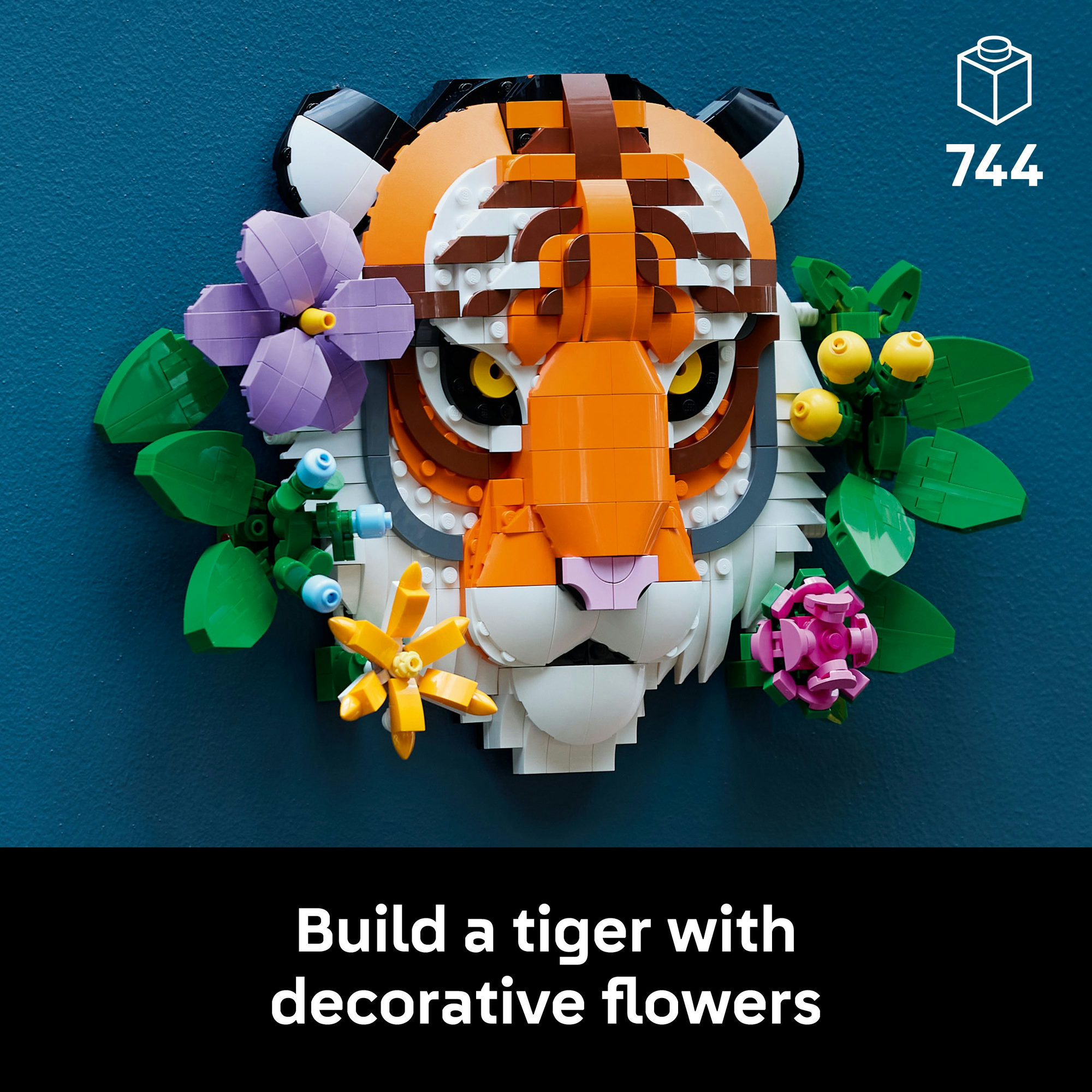 LEGO® Art The Fauna Collection – Tiger, New Home Housewarming Gift
