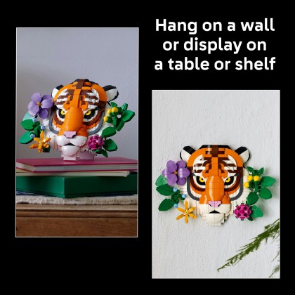 LEGO® Art The Fauna Collection – Tiger, New Home Housewarming Gift