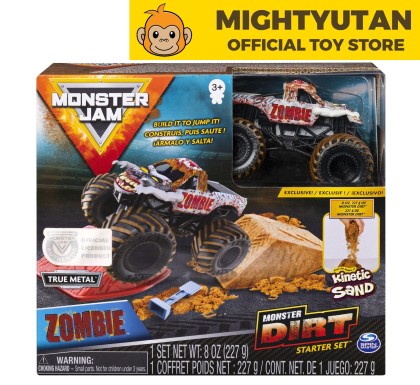 Monster Jam Kinetic Dirt Starter Set - Zombie | Mighty Utan