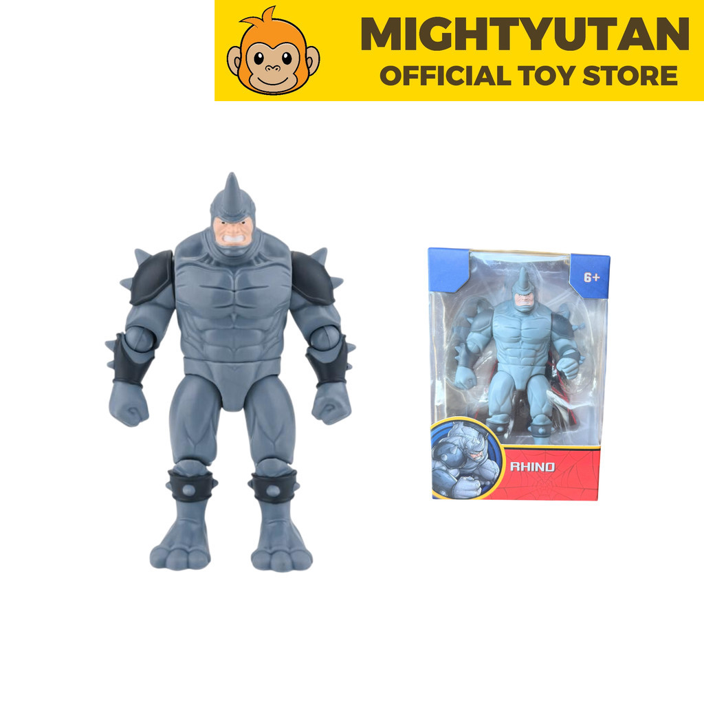 リリト　utano様 ZD Toys 4-inch Spider Man Universe - Rhino | Mighty Utan Official