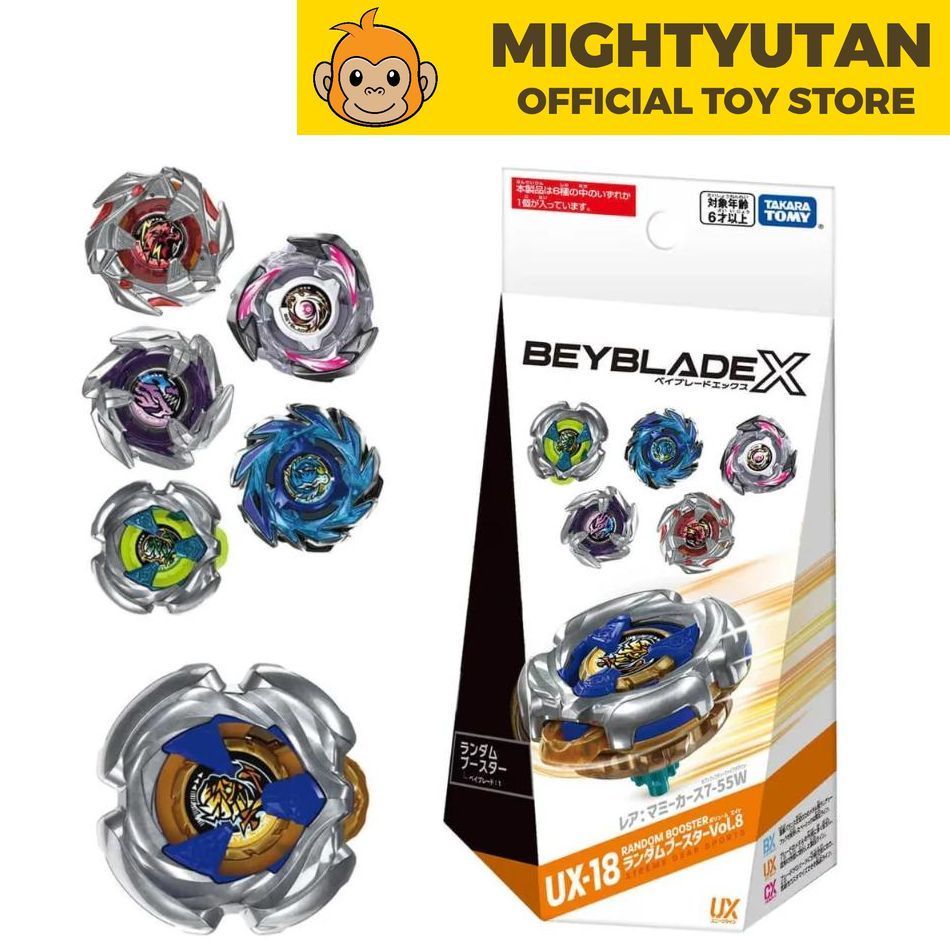 Beyblade X: UX-18 Random Booster Vol.8 | Mighty Utan Malaysia
