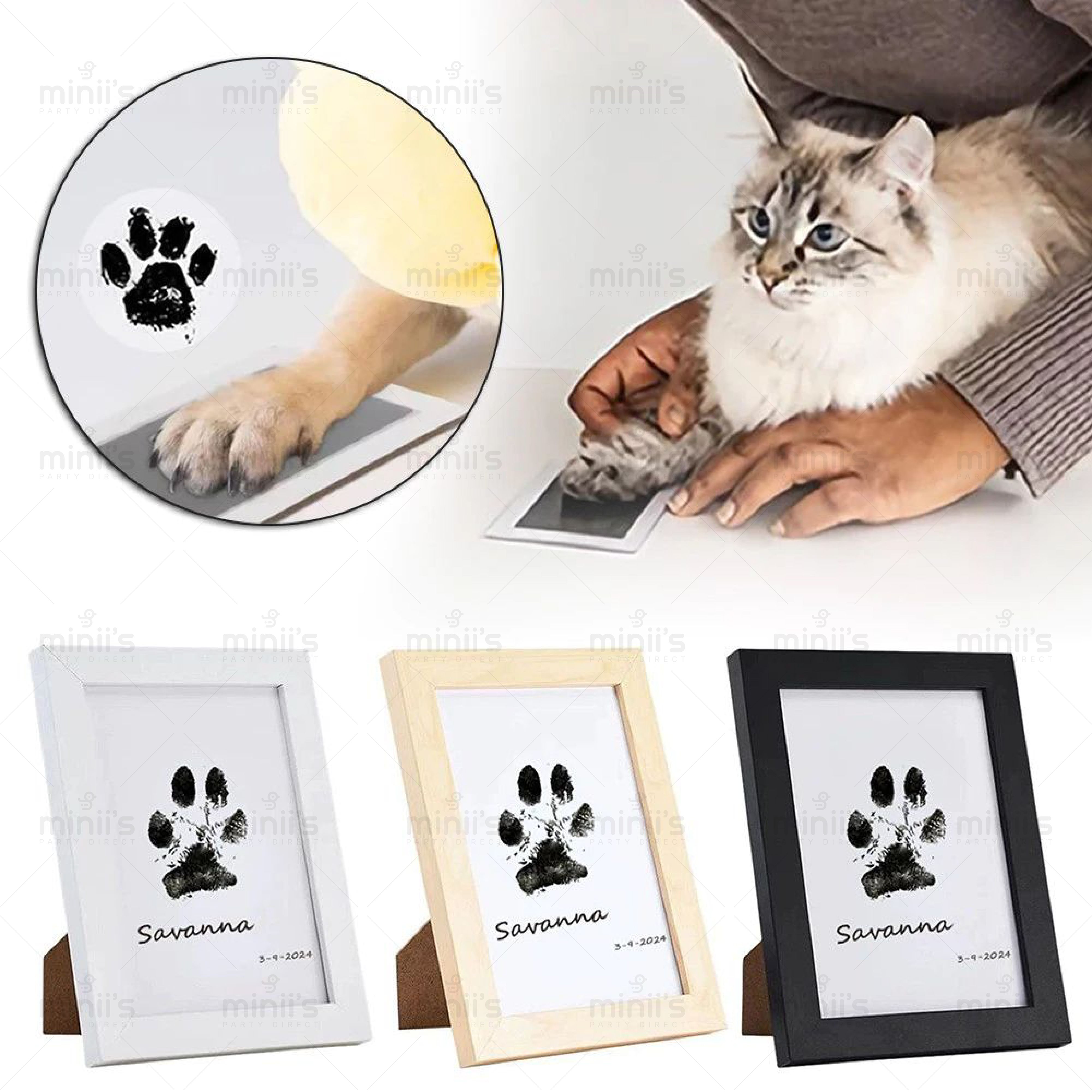 MINIIS Ink Pet Paw Print Ink Stamp Pad Safety Hand Paw Print