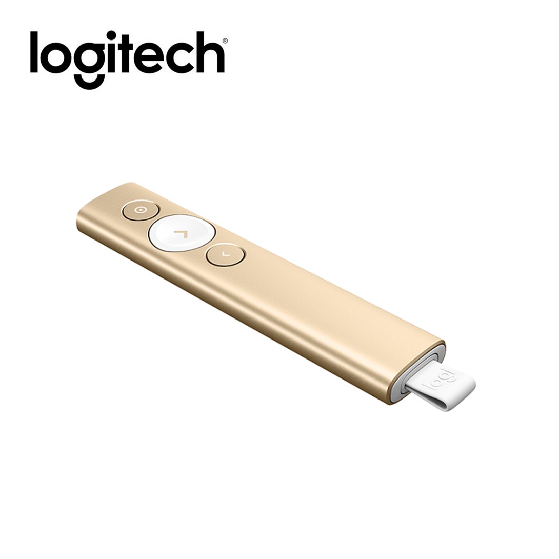 LOGITECH SPOTLIGHT PRESENTATION REMOTE 2.4GHZ - GOLD | Corporate