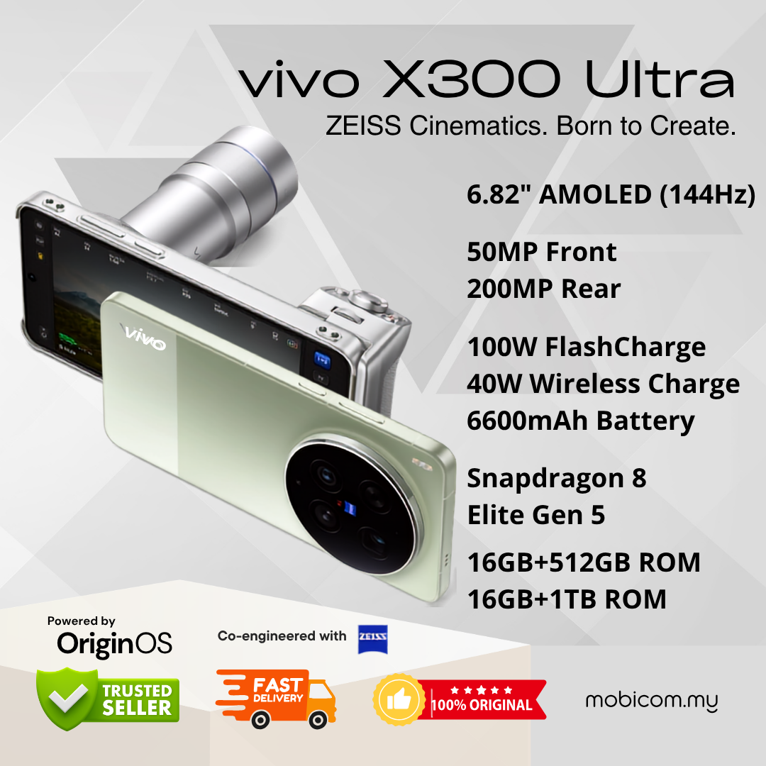 vivo X300 Ultra 5G Flagship | 200MP ZEISS Main & Telephoto Camera