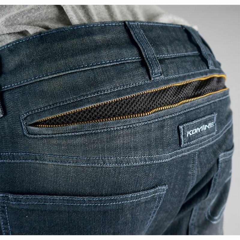 Komine WJ-731S Full Year Kevlar Jeans (Deep Indigo) | Motogear