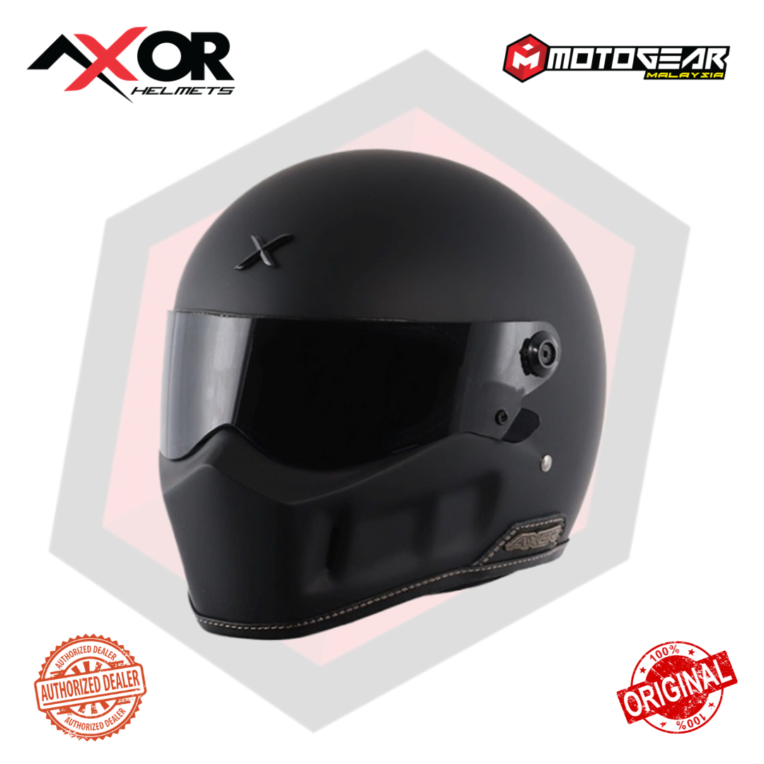 AXOR DOMINATOR MATT BLACK FULLFACE Motogear Malaysia