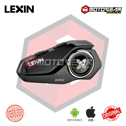 LEXIN G2P Motorcycle Intercom, 2X G2P Motorcycle Helmet Headset, Motorcycle Communication System - 2-6 Riders, CVC&DSP Noise Reduction, Suitable for Motorcycle/ATV/Bike Intercom