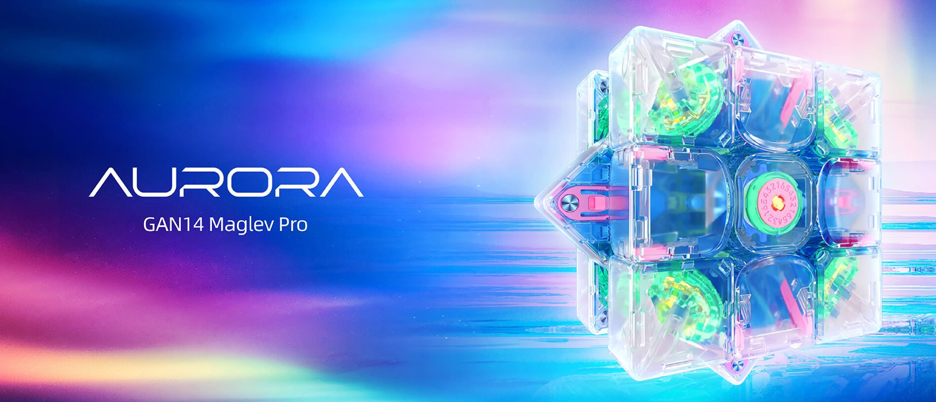 GAN14 MAGLEV PRO AURORA (LIMITED EDITION) | WELCOME TO MSPEED CUBE