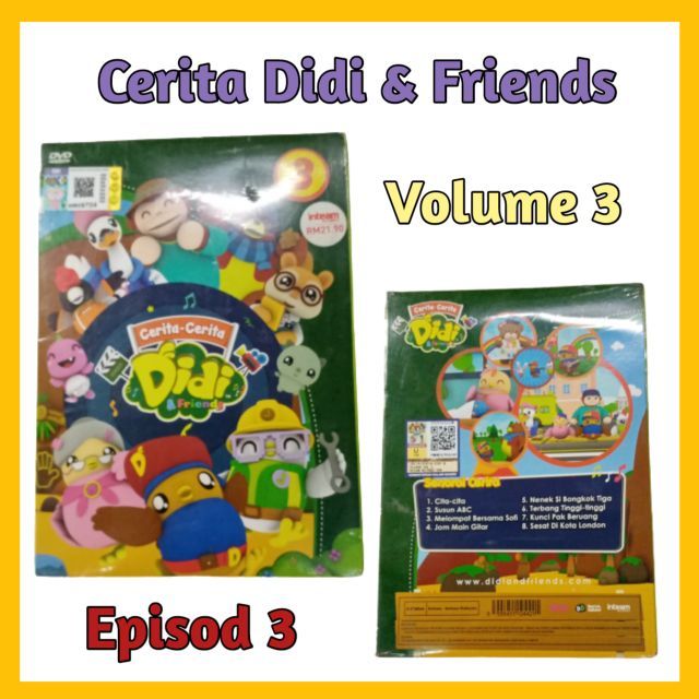 DVD Cerita-cerita Didi & Friends 3