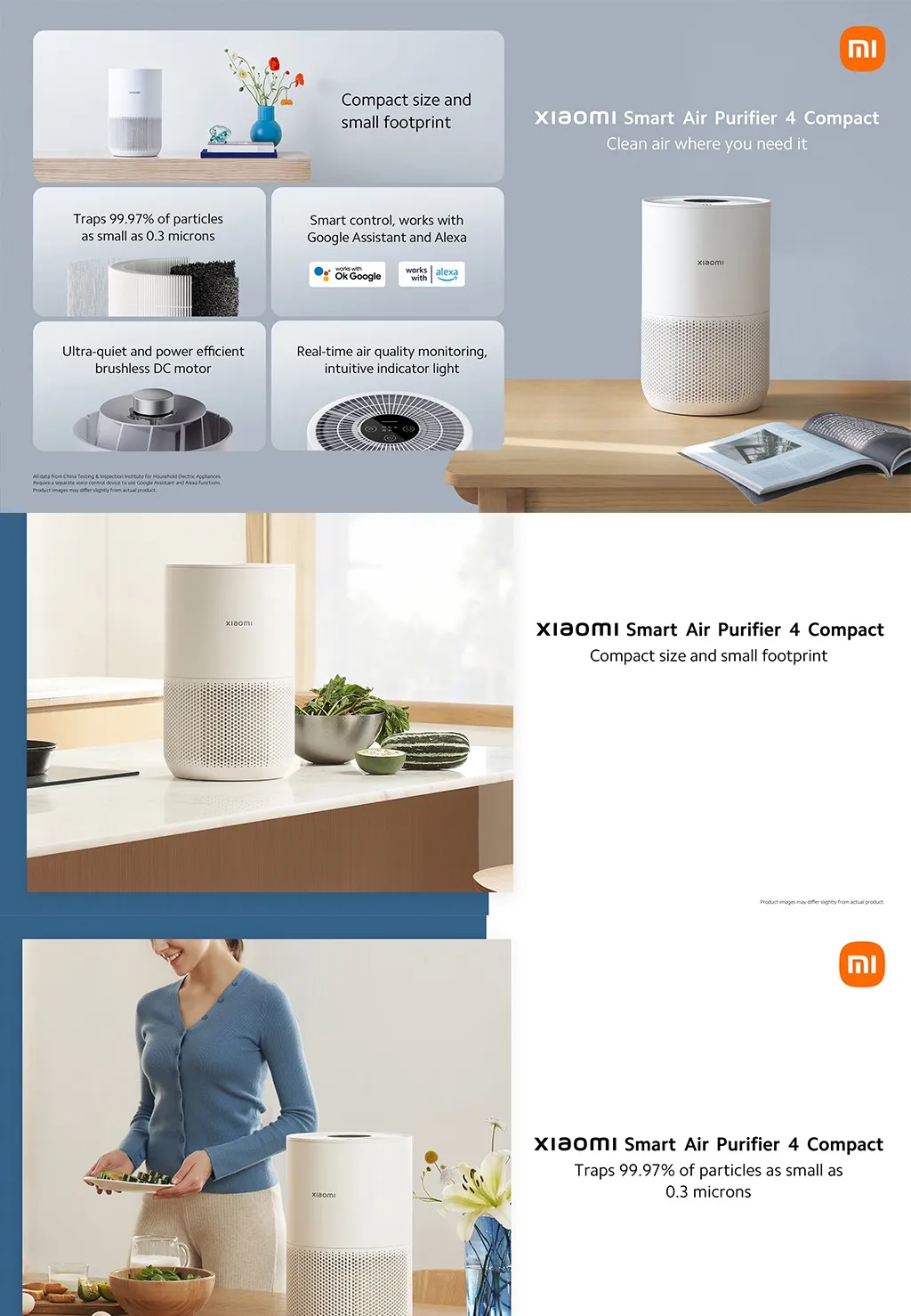 Xiaomi MI Smart Air Purifier Compact- MyAlley: One Stop - Main Image