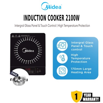 Midea C21-RT103B 2100W Touch Control Induction Cooker | MyAlley : One ...