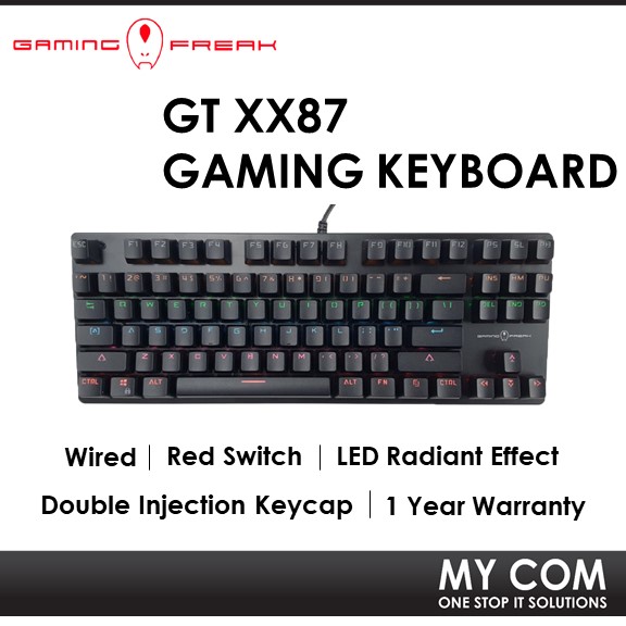 Congqiang Gaming Freak GT XX87 87 Keys LED Radiant Effect Mechanical Gaming