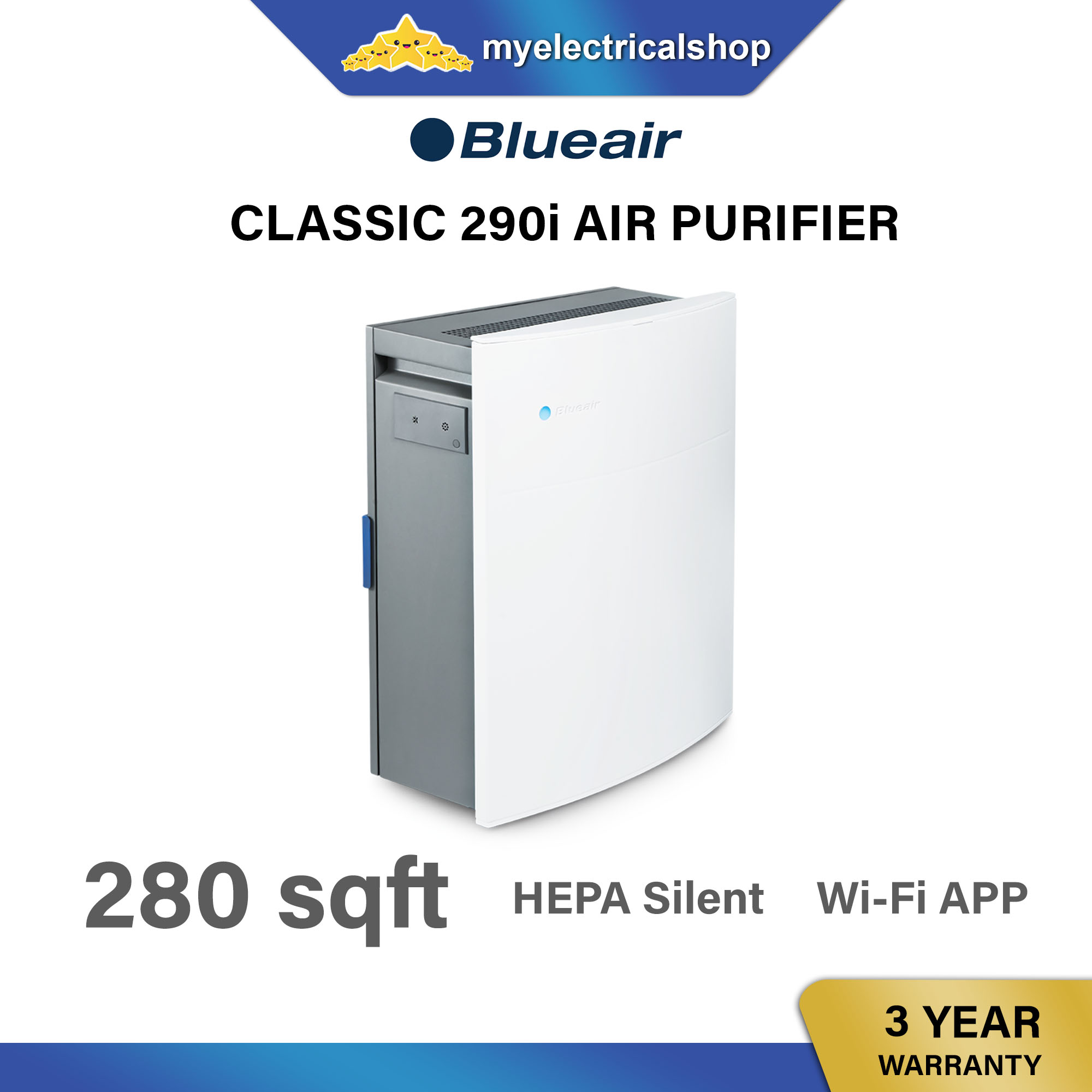 Blueair Classic 290i Wifi Air Purifier / Air Cleaner 