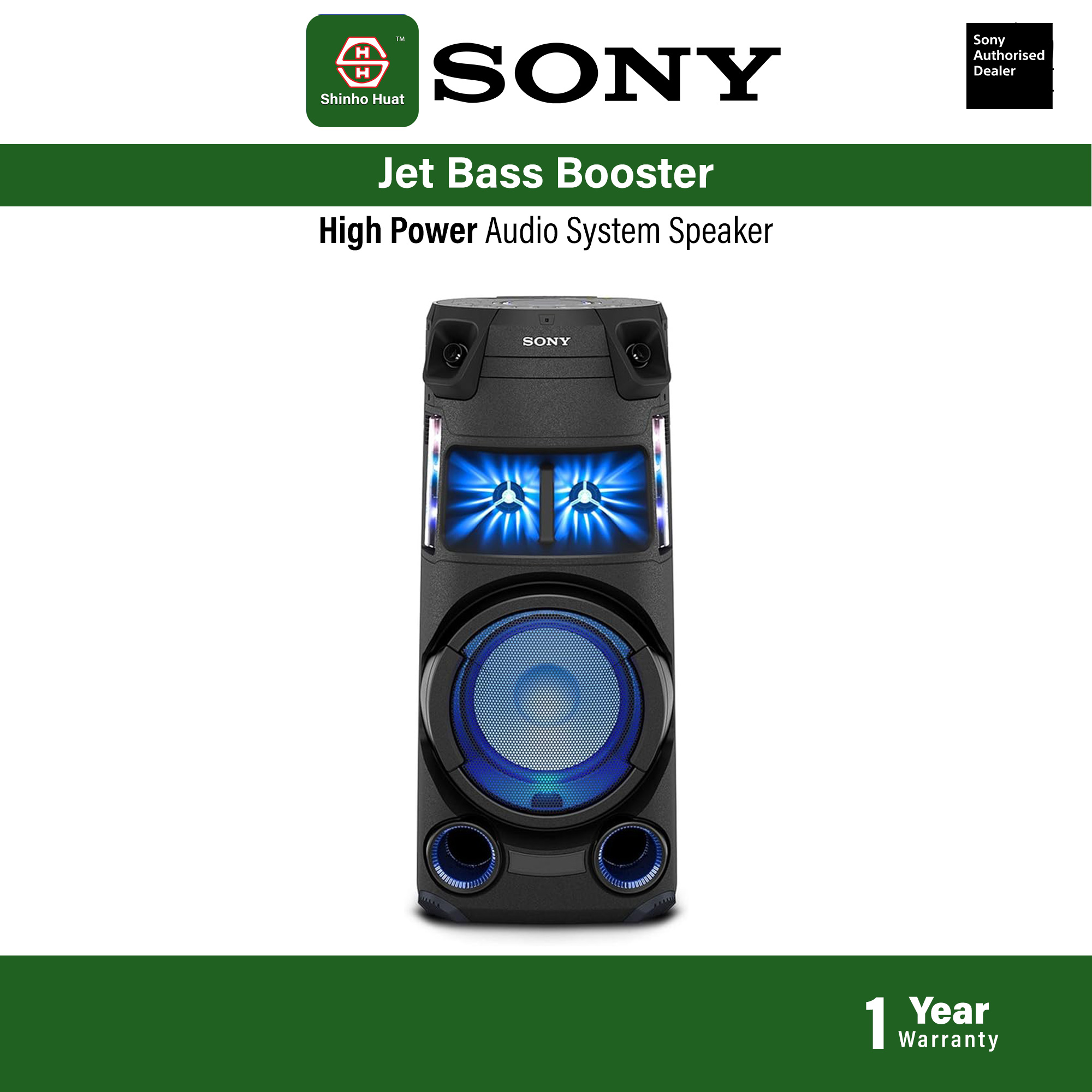 Model Sony Booster Speaker Sony High Power Audio Speaker MHC-V43D