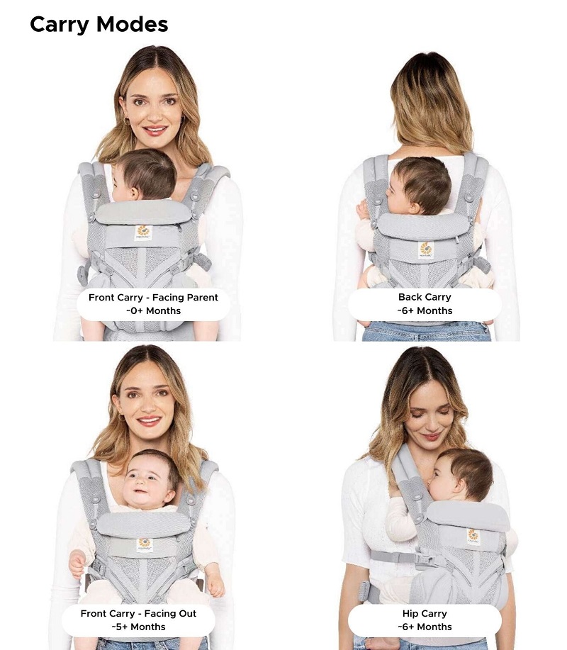 Infant Ergobaby 360 Back Ergo Baby Carrier Ergobaby 360 Mesh Back