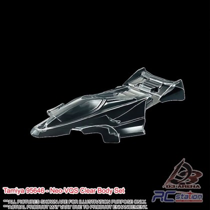 Tamiya #95646 - Neo-VQS Clear Body Set | Tamiya Malaysia Website