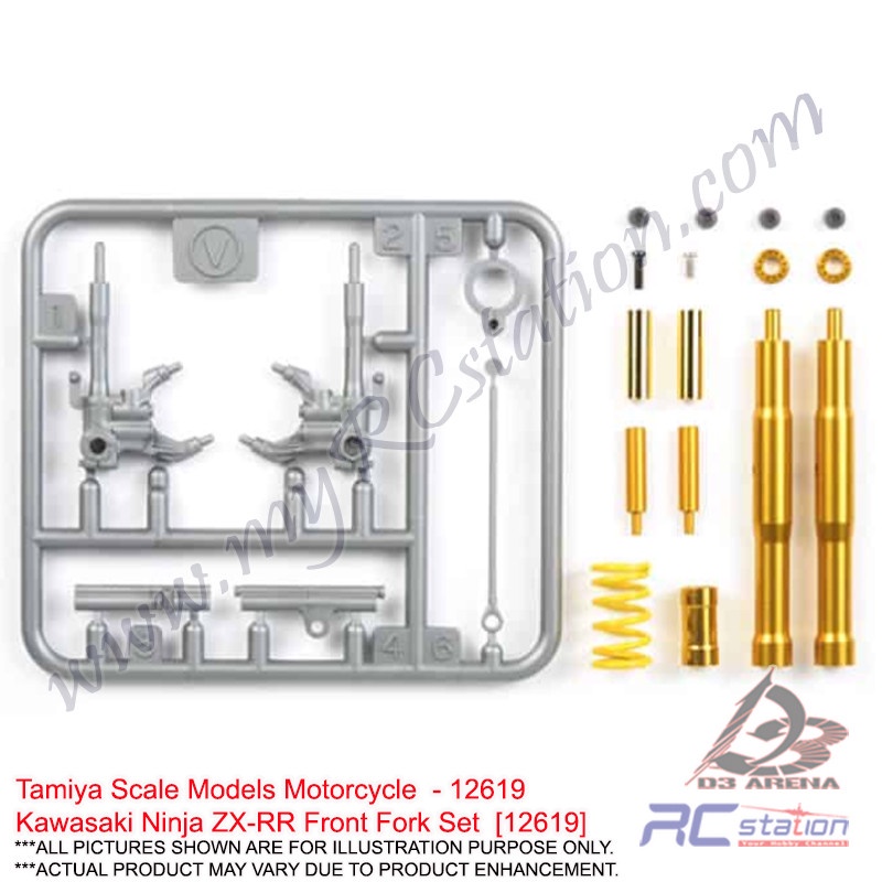 Tamiya Scale Models Motorcycle #12619 - Kawasaki Ninja ZX-RR