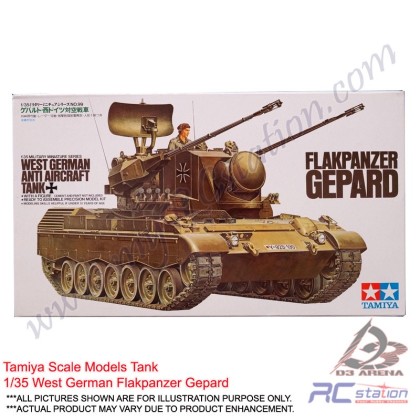 Tamiya Scale Models Tank #35099 - 1/35 West German Flakpanzer