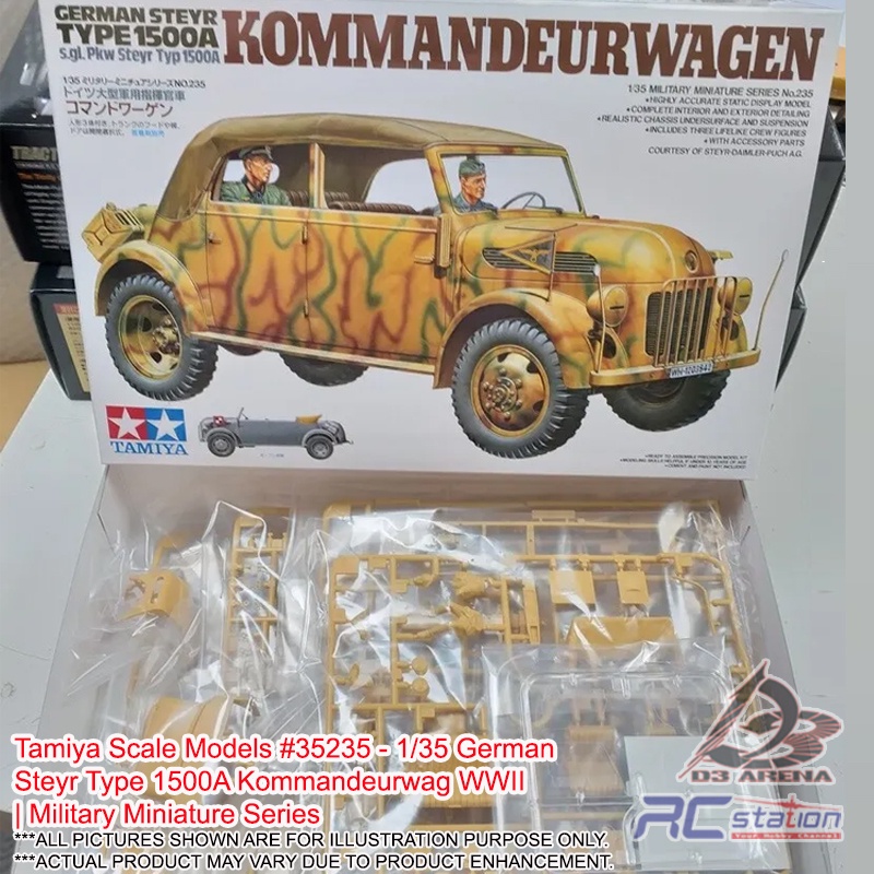 Tamiya Scale Models #35235 - 1/35 German Steyr Type 1500A