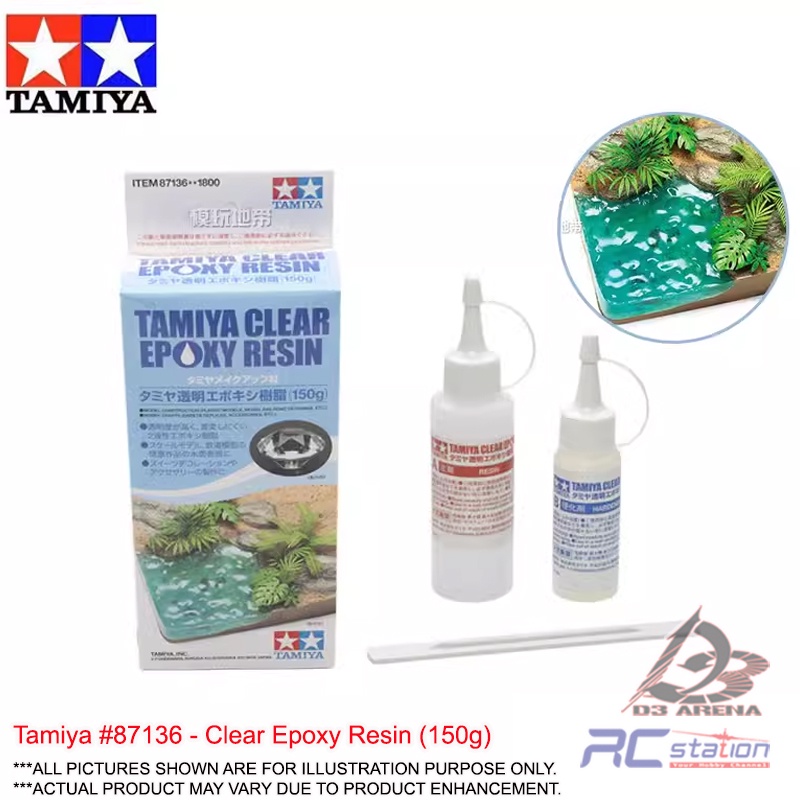 Tamiya #87136 - Clear Epoxy Resin (150g) | Tamiya Malaysia Website
