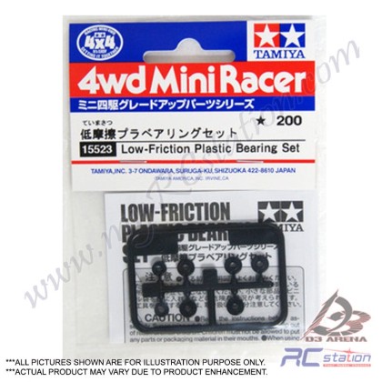 Tamiya #15523 - Low-Friction Plastic Bearing Set[15523] | Tamiya