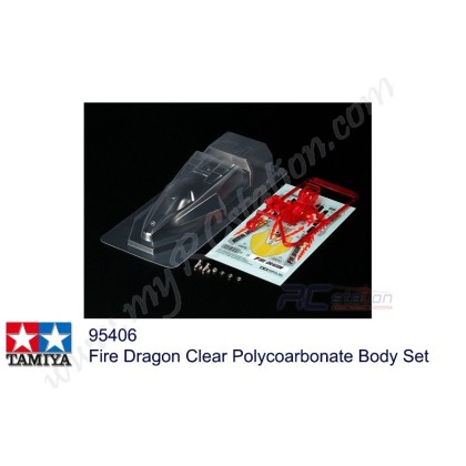 Tamiya #95406 - Fire Dragon Clear Polycoarbonate Body Set[95406