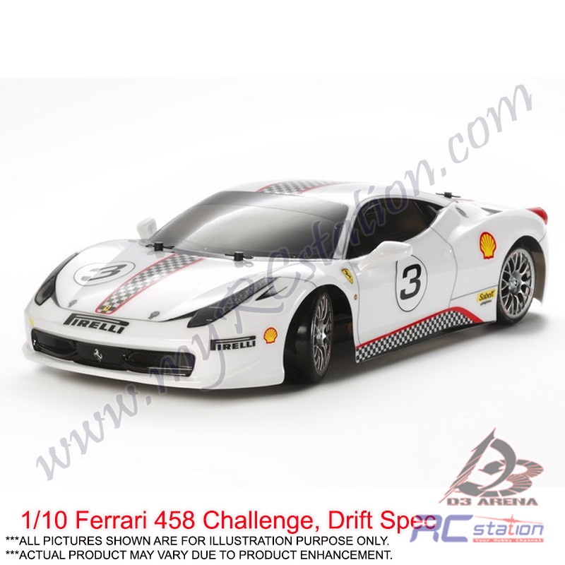 Tamiya TT02D #93042 - 1/10 Ferrari 458 Challenge (TT02D) [93042