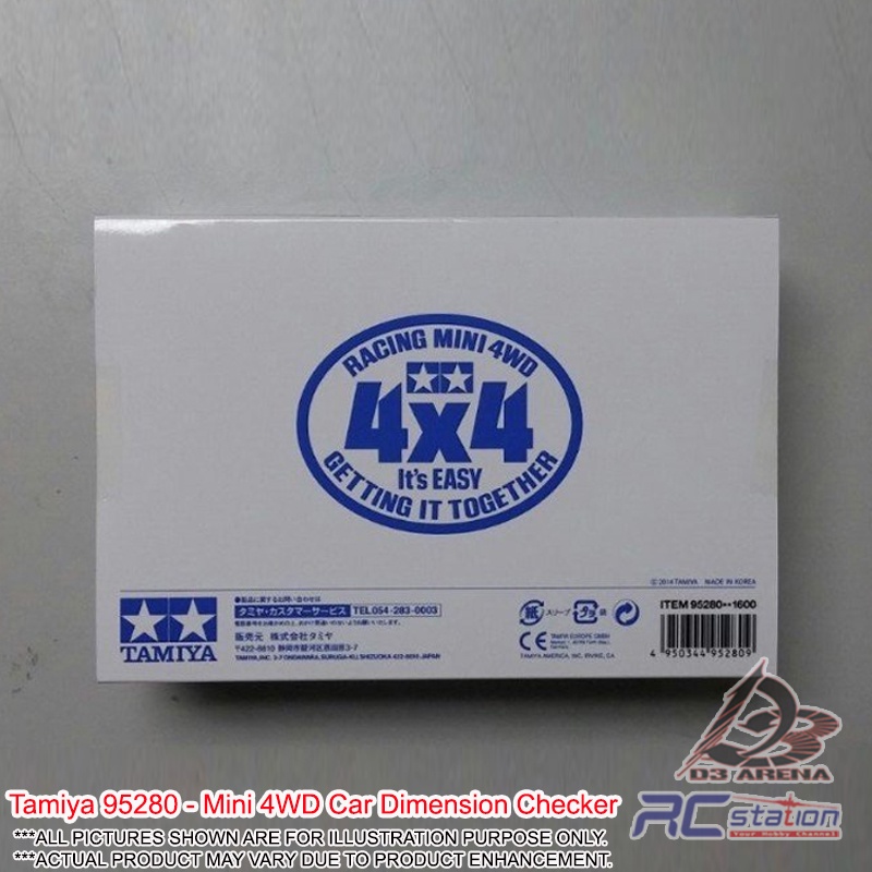 Tamiya Mini4WD Voiture Checker Dimension 95280 Modélisme