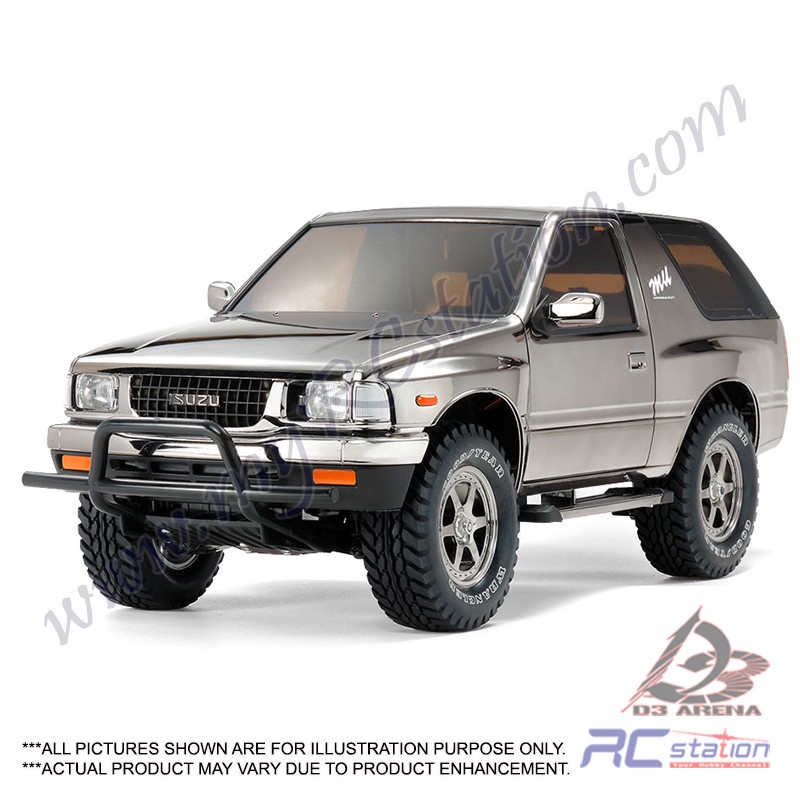 タミヤCC01 Tamiya CC01 #47383 - 1/10 Isuzu mu Type X CC01 Black Metallic