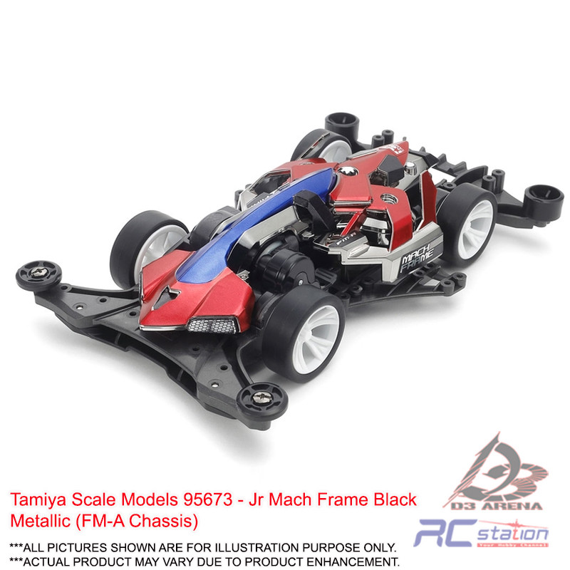 Tamiya #95673 - Jr Mach Frame Black Metallic (FM-A Chassis