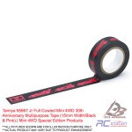 Tamiya Mini 4WD 30th Anniversary Multi Tape - 0.6in Wide, 32.8ft, Black & Pink - View #11