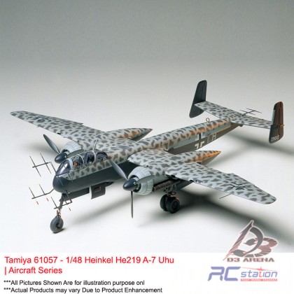 Tamiya #61057 - 1/48 Heinkel He219 A-7 Uhu | Aircraft Series