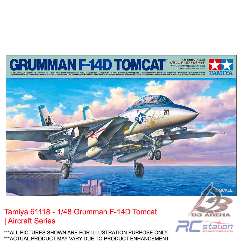 Tamiya #61118 - 1/48 Grumman F-14D Tomcat | Aircraft Series