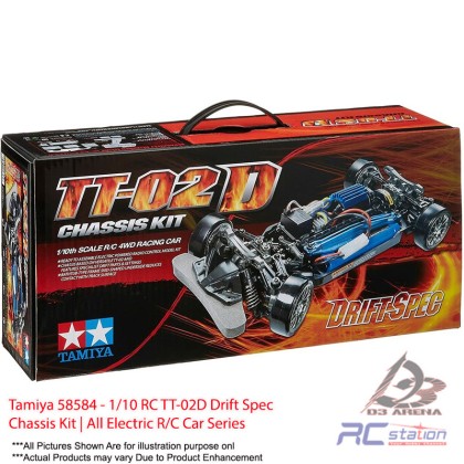 Tamiya #58584 - 1/10 RC TT-02D Drift Spec Chassis Kit | All