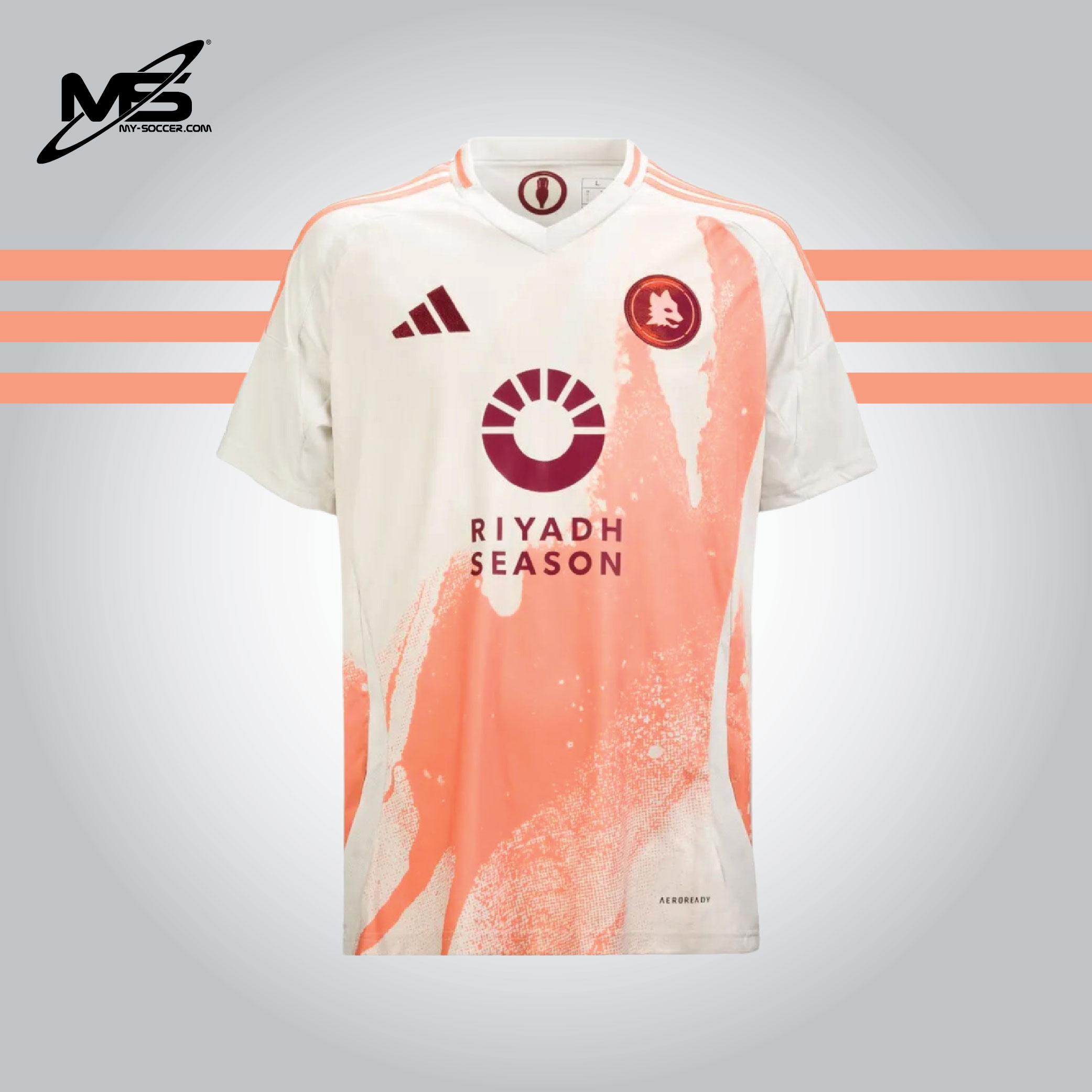 Adidas AS ROMA Away 2024-25 Stadium Jersey | My-Soccer Online Store