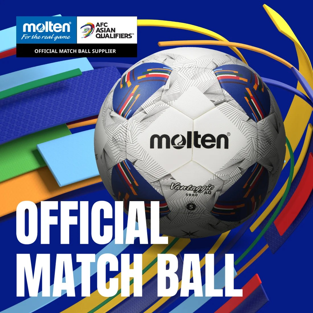 EXCLUSIVE Molten AFC Asian Cup 2027 Qualifier Official Vantaggio
