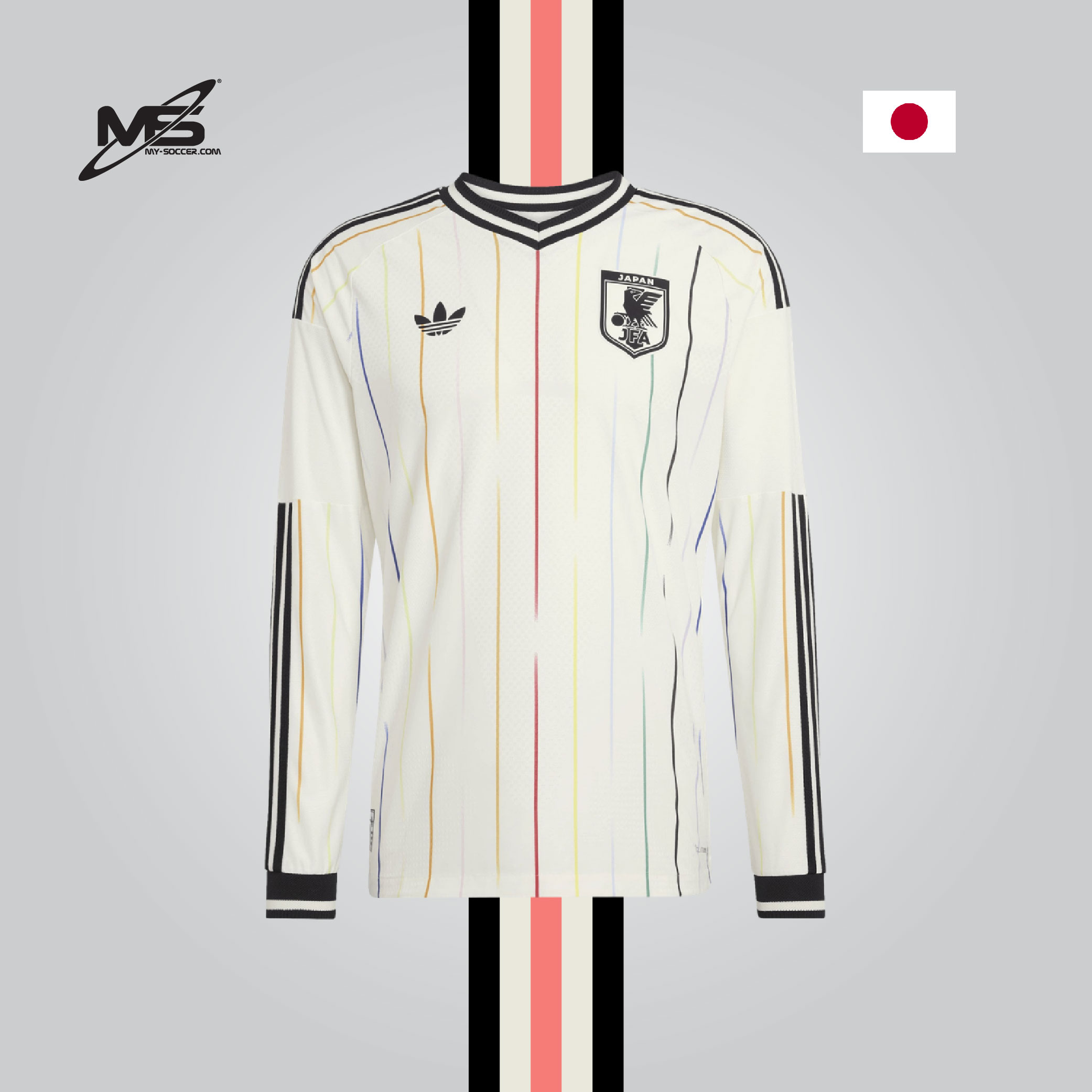 Adidas Japan JFA Away 2025-26 Authentic Long Sleeves Jersey | My